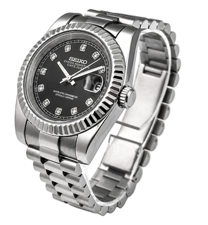 Seiko Datejust - Black Crystal