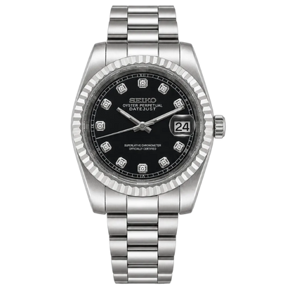Seiko Datejust - Black Crystal