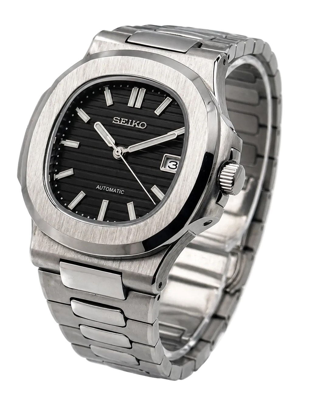 Seiko Mod Nautilus - Black