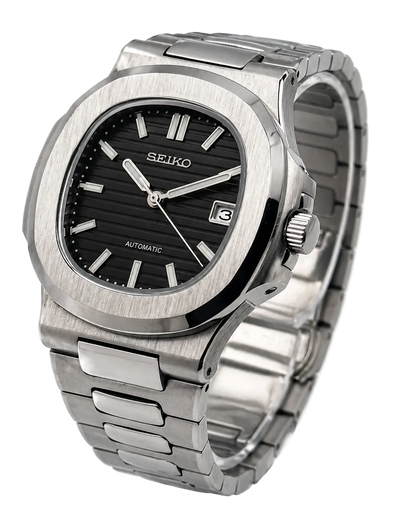 Seiko Mod Nautilus - Black