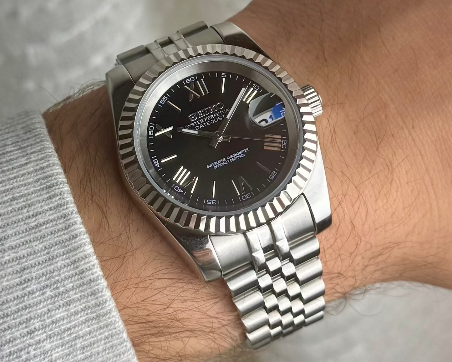 Seiko DateJust - Jet Black