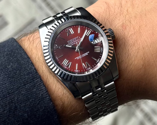 Seiko Datejust- Burgundy