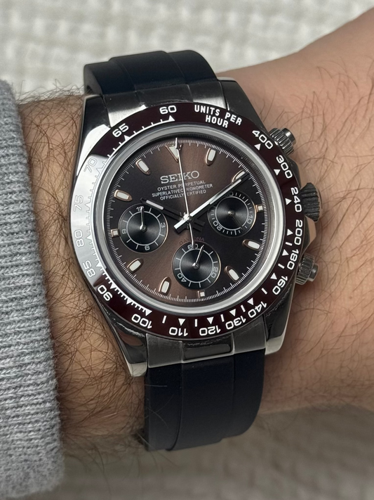 Seiko Daytona - Burgundy