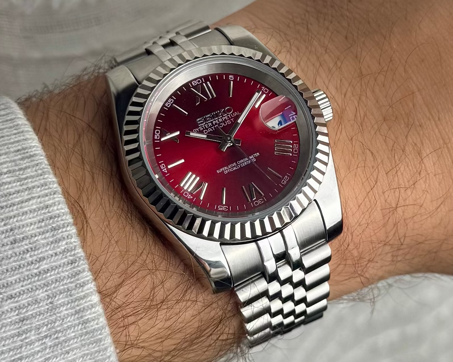 Seiko Datejust - Cherry Red
