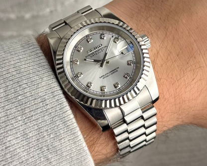 Seiko Datejust - Silver Crystal