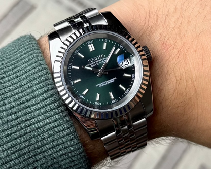 Seiko Datejust- Forrest Green
