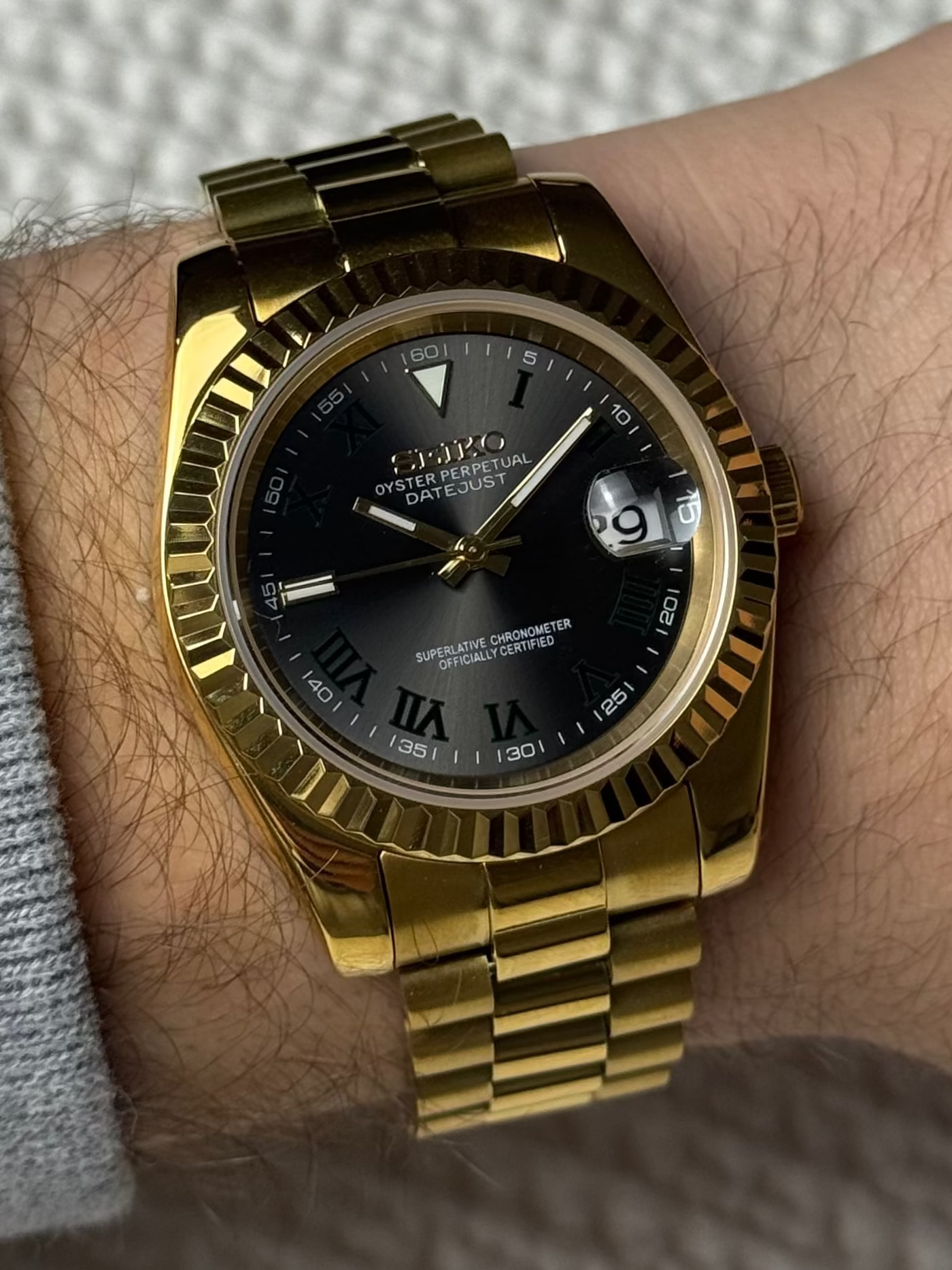 Seiko Datejust - Gold Wimbledon