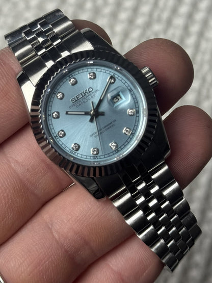Seiko Mod Datejust - Crystal Sky (Women's)