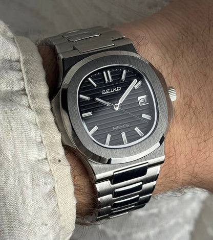 Seiko Mod Nautilus - Black