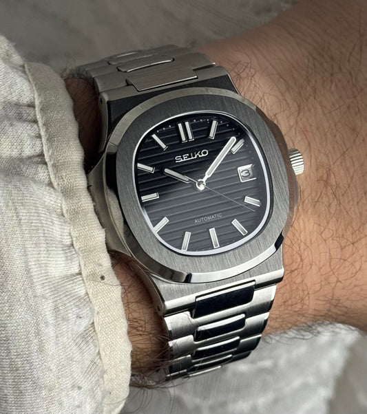 Seiko Mod Nautilus - Black