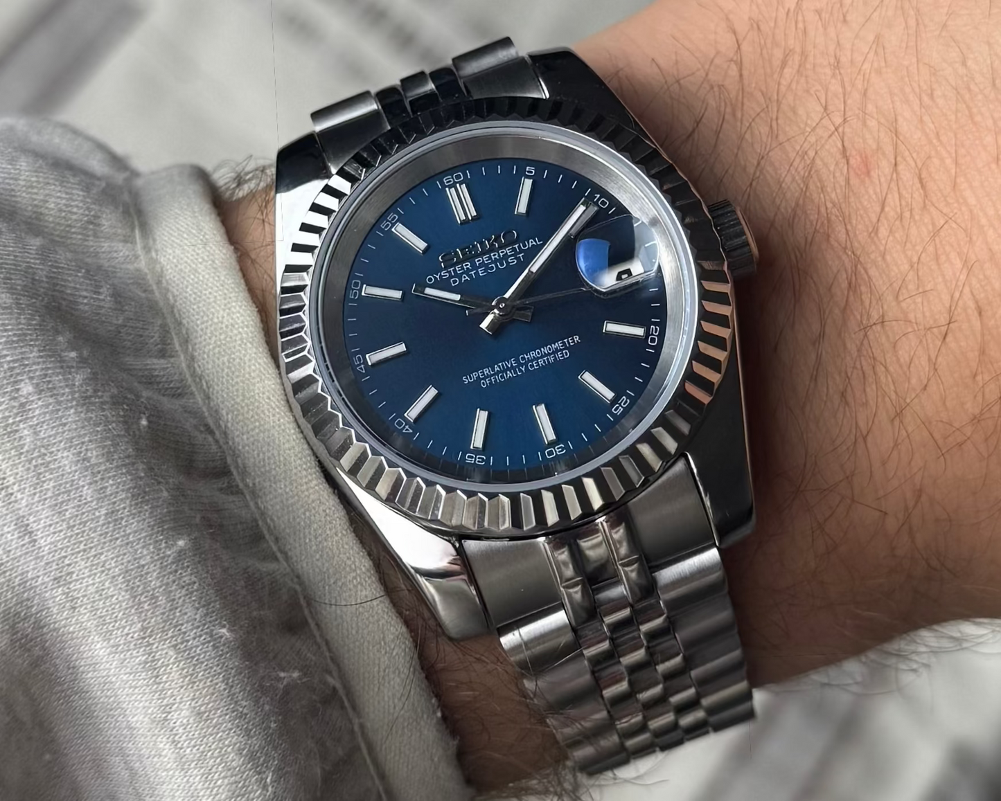 Seiko Datejust - Navy Blue