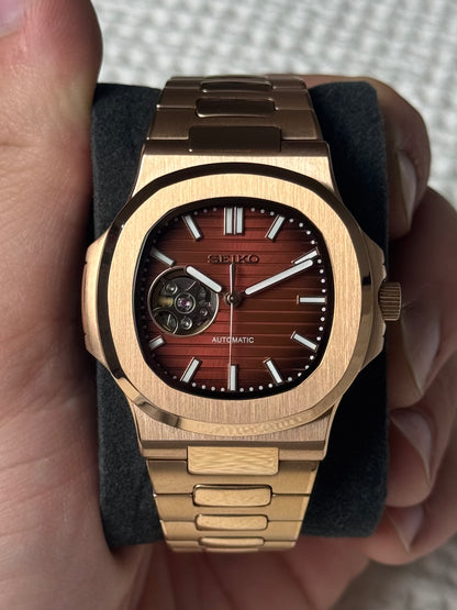 Seiko Mod Nautilus - Rose Gold