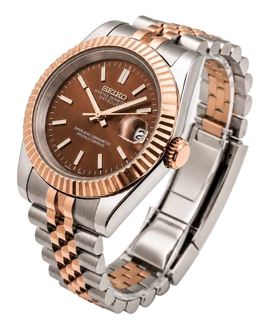 Seiko Datejust - Two Tone Rose Gold
