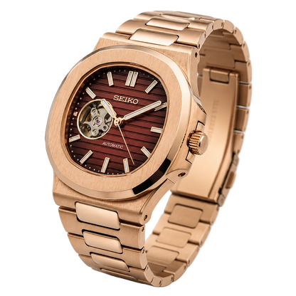 Seiko Mod Nautilus - Rose Gold