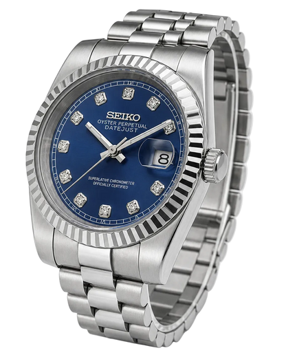 Seiko Datejust - Blue Crystal