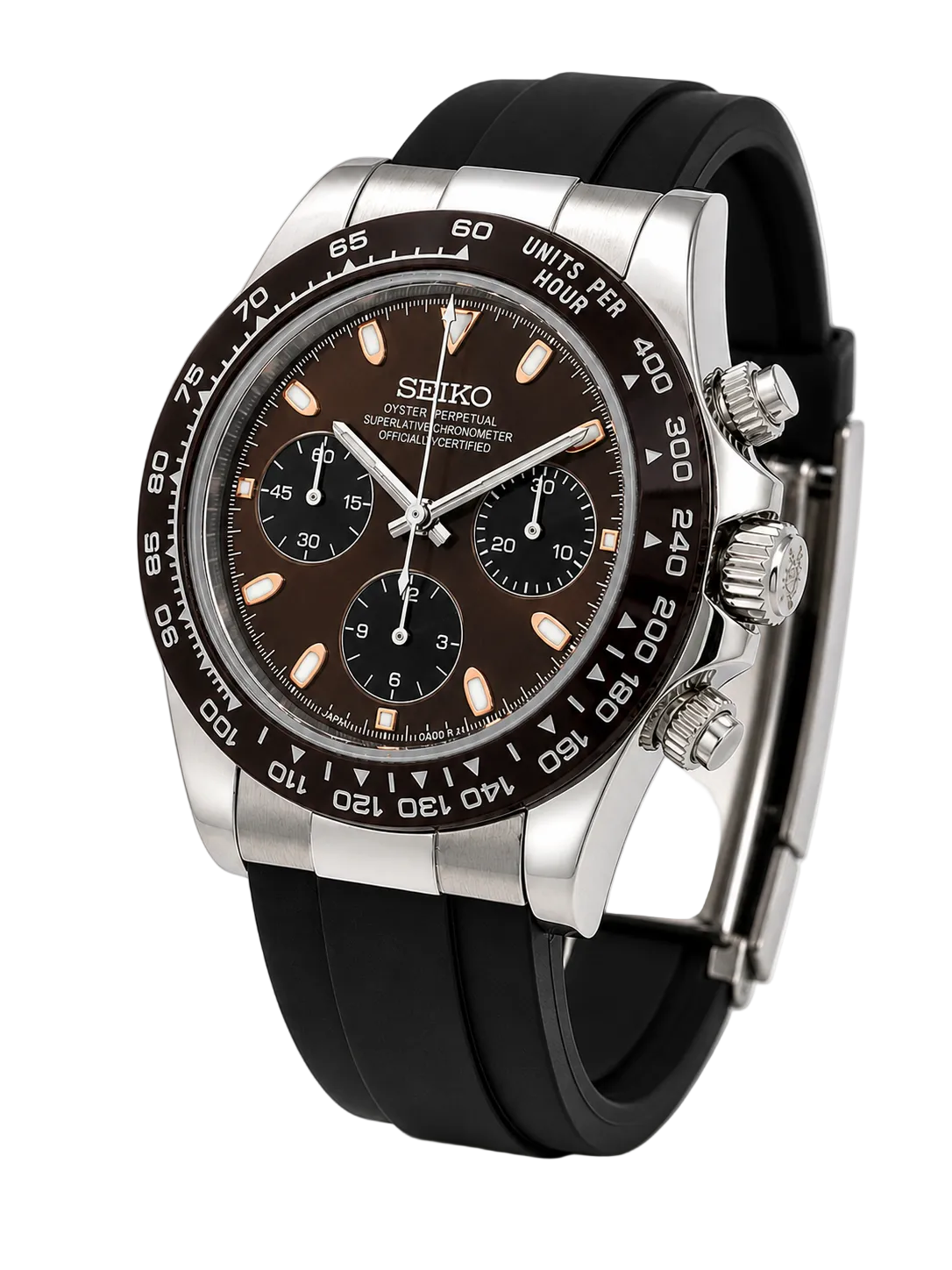 Seiko Daytona - Burgundy