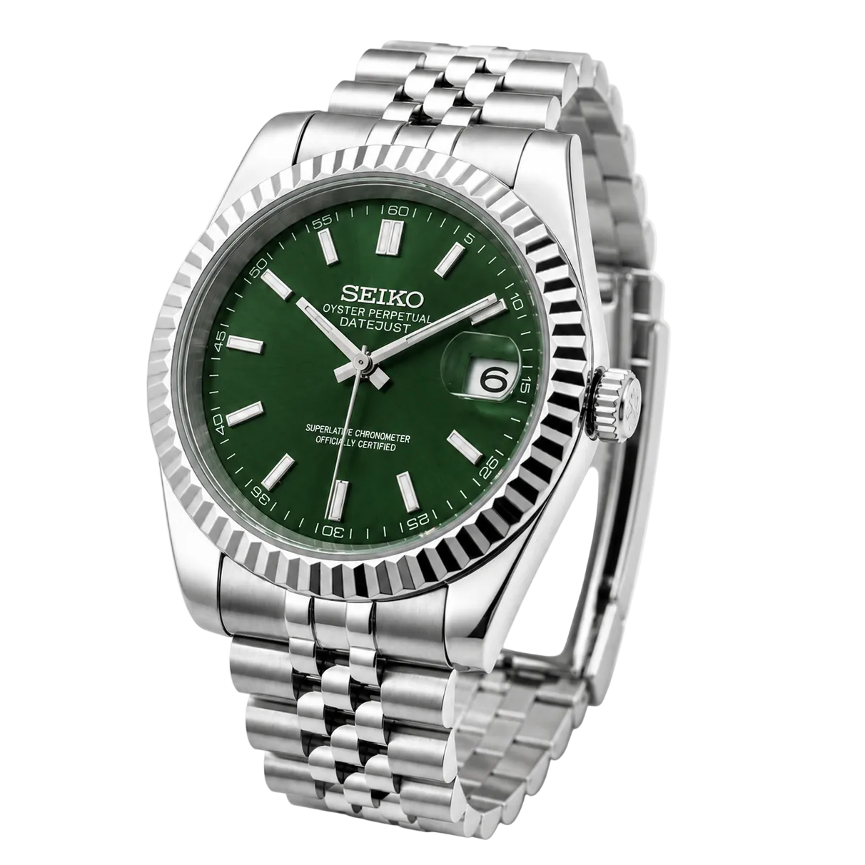Seiko Datejust- Forrest Green