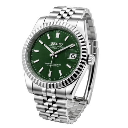 Seiko Datejust- Forrest Green