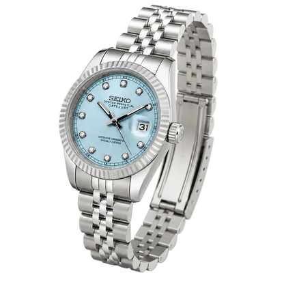 Seiko Mod Datejust - Crystal Sky (Women's)