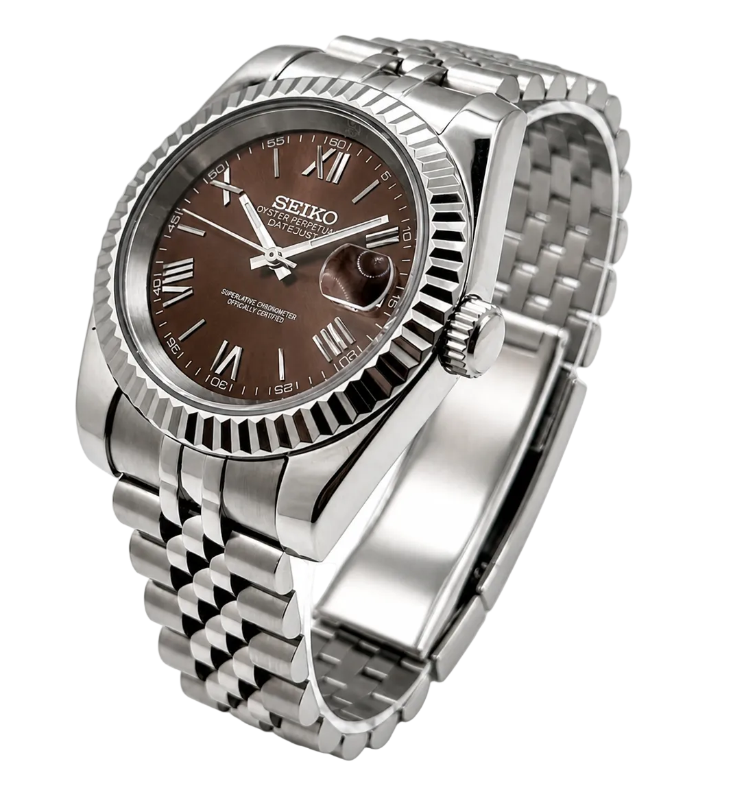 Seiko Datejust- Burgundy