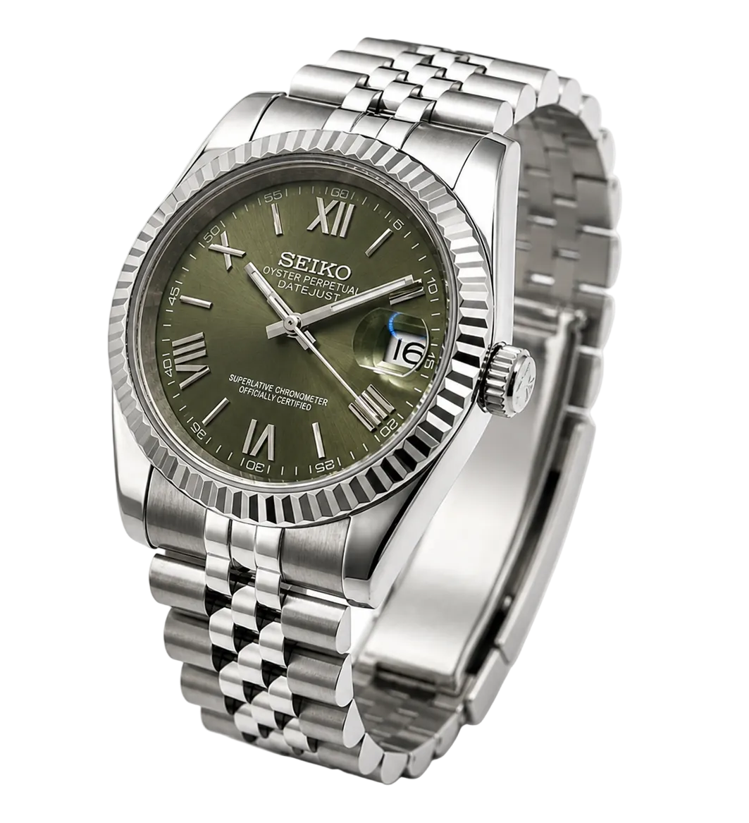 Seiko DateJust - Olive Green