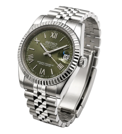 Seiko DateJust - Olive Green