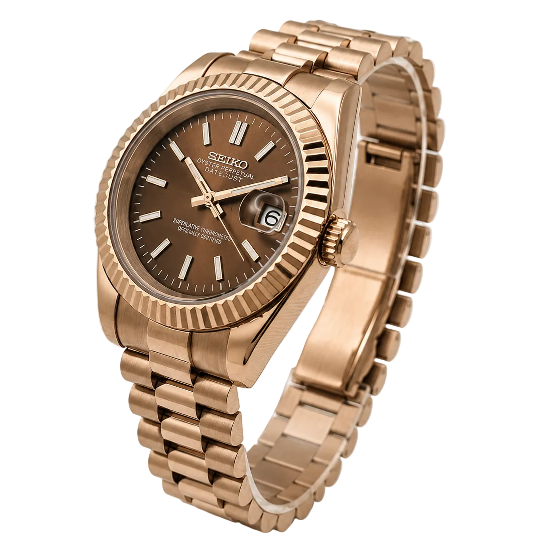 Seiko Datejust - Rose Gold