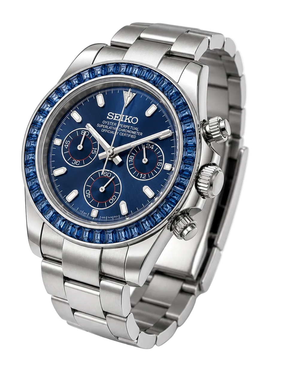 Seiko Daytona - Blue Crystal