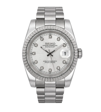 Seiko Datejust - Silver Crystal