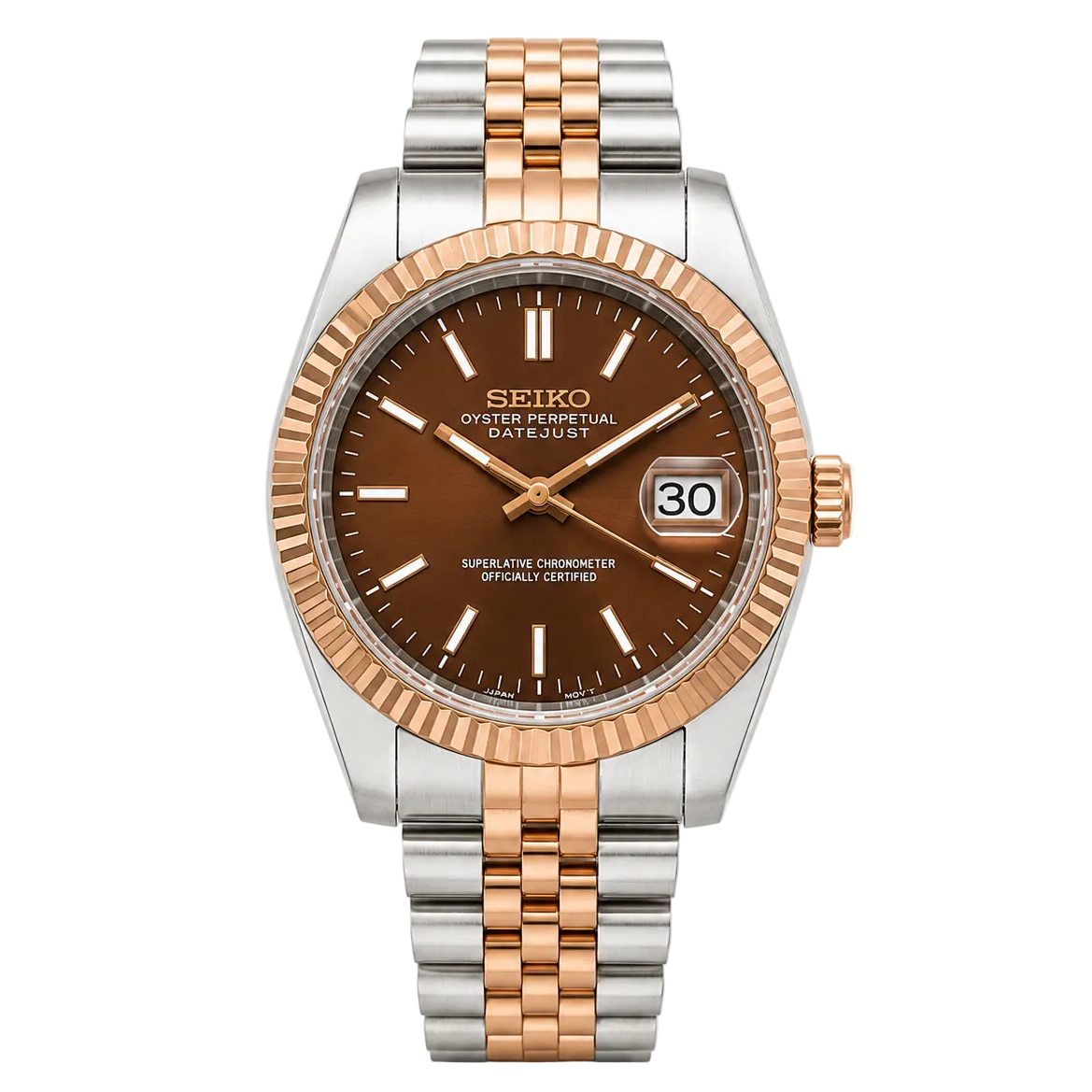Seiko Datejust - Two Tone Rose Gold