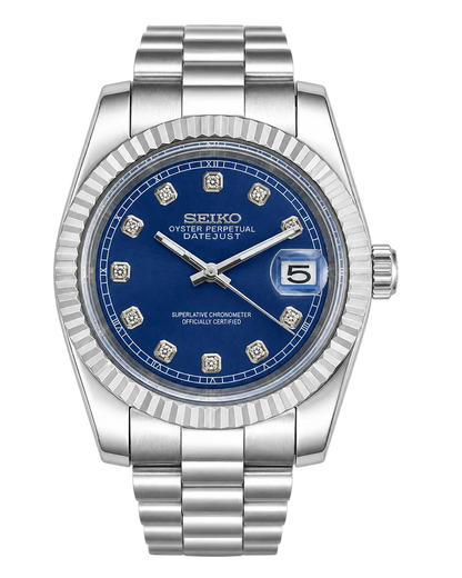 Seiko Datejust - Blue Crystal