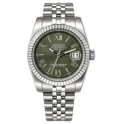 Seiko DateJust - Olive Green