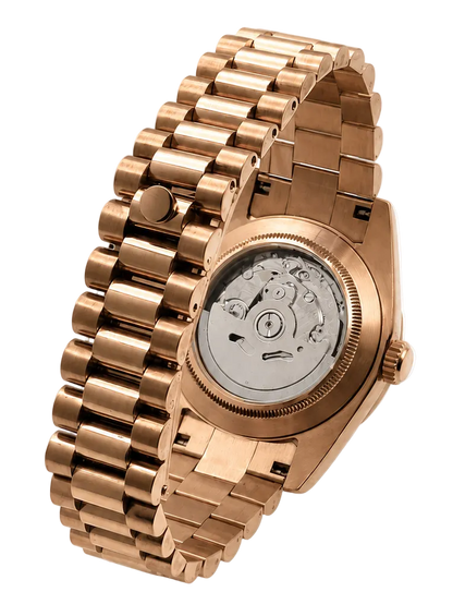 Seiko Mod Datetjust - Olive Rose