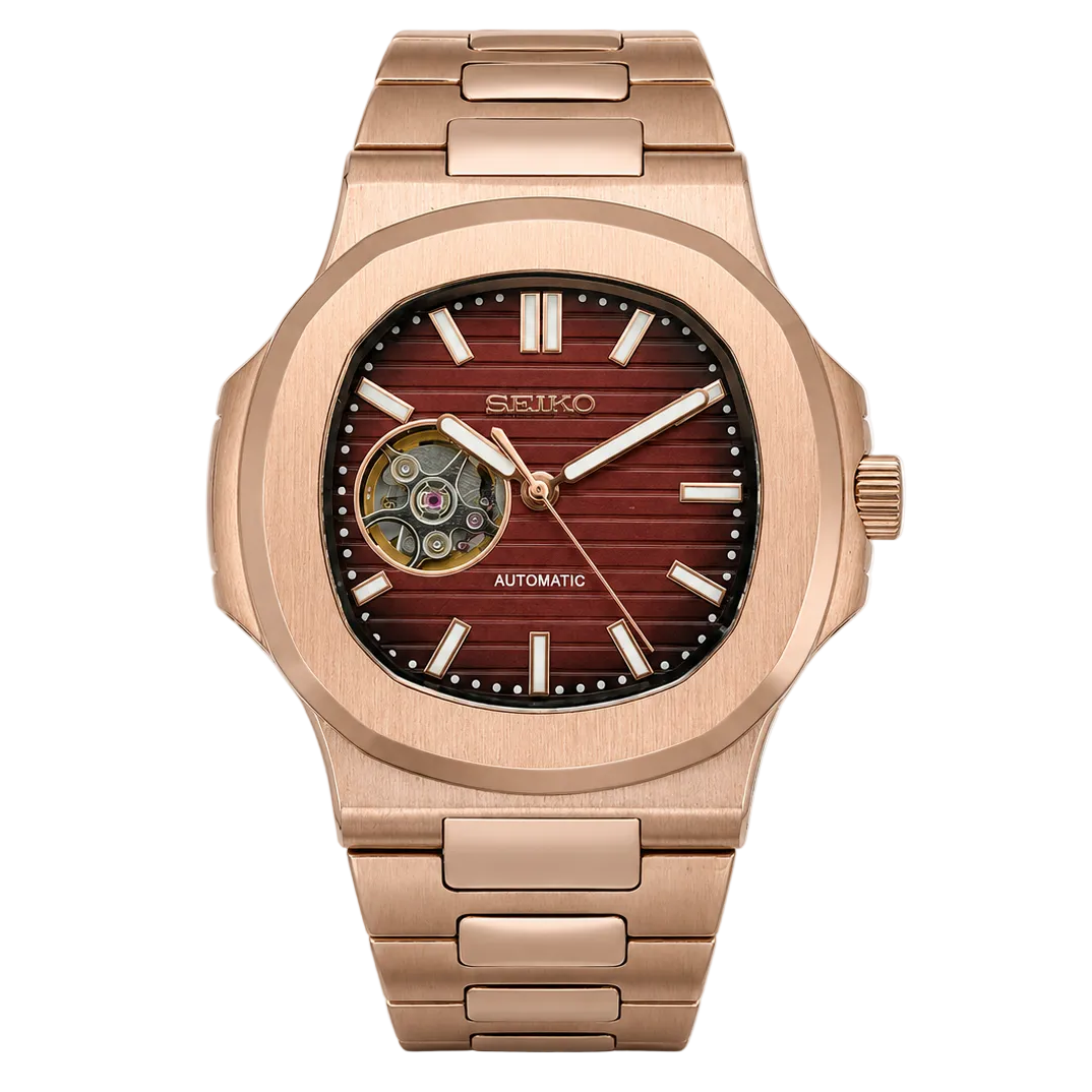 Seiko Mod Nautilus - Rose Gold