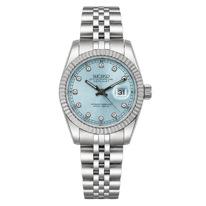 Seiko Mod Datejust - Crystal Sky (Women's)
