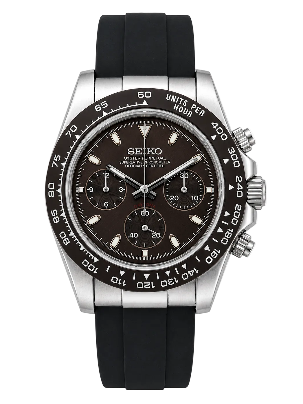 Seiko Daytona - Burgundy