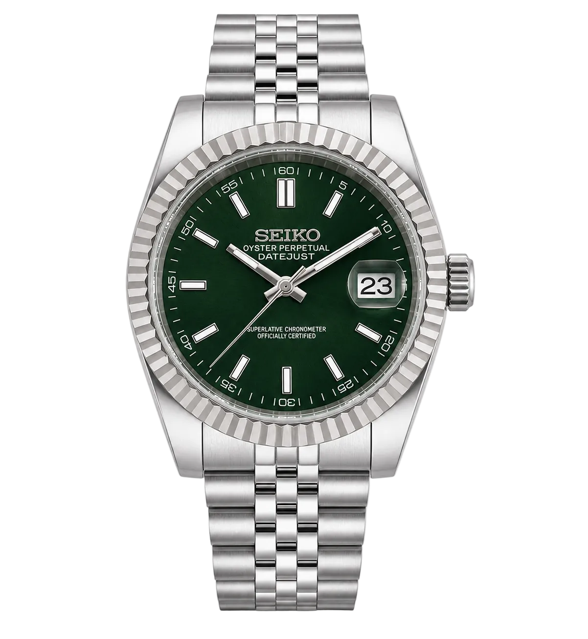 Seiko Datejust- Forrest Green