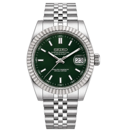 Seiko Datejust- Forrest Green