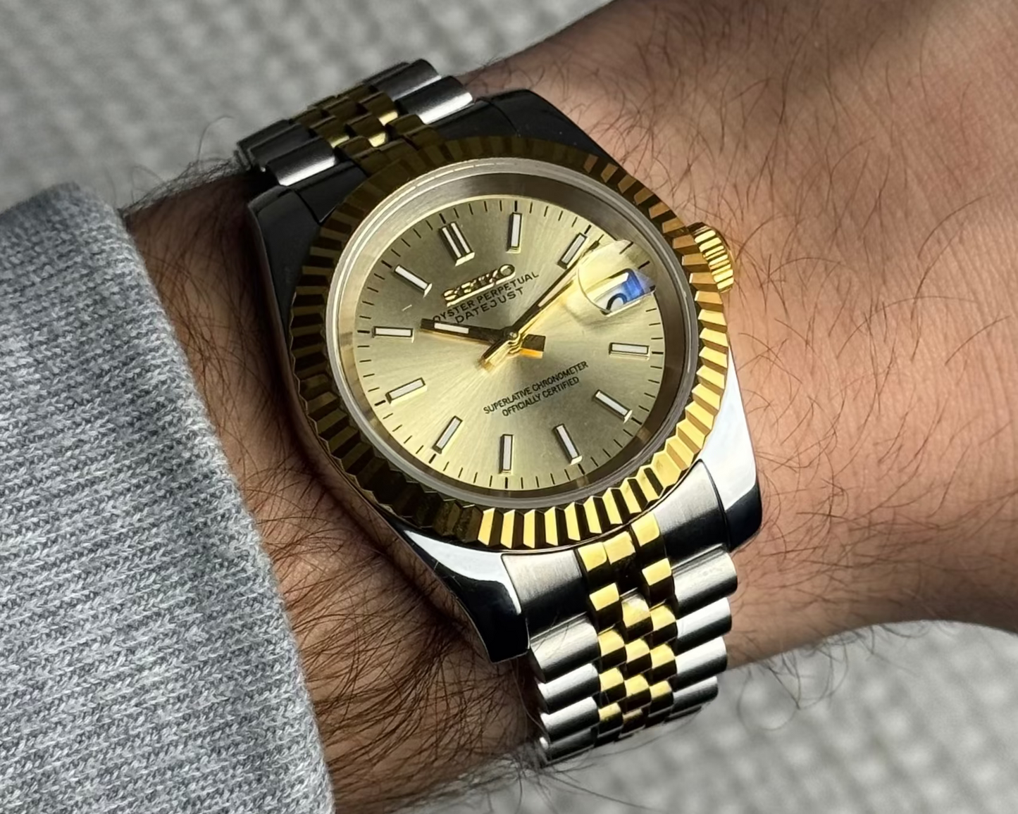 Seiko Datejust - Two Tone Gold