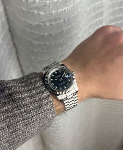 Seiko Datejust - Black Crystal